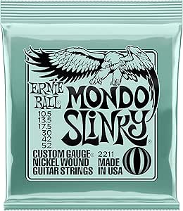 Ernie Ball Mondo Slinky Nickelwound E-Gitarrensaiten, Stärke 10.5-52