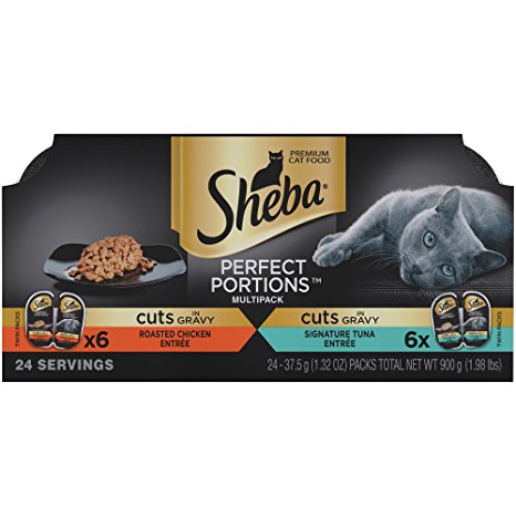 SHEBA PERFECT PORTIONS Cuts in Gravy Entrée Wet Cat Food