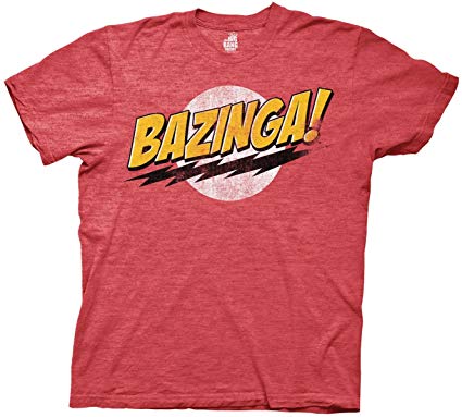 Ripple Junction Big Bang Theory Bazinga Adult T-Shirt