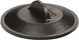 Lodge Cookware Cover, Cast Iron, 5 inch, Black