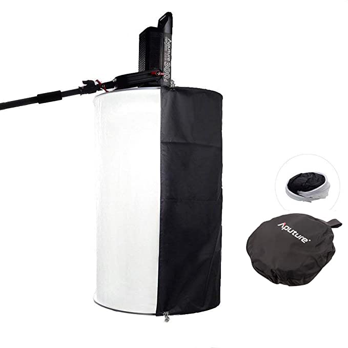 Aputure Space Light Softbox for Aputure 120D Mark 2 Aputure 300D Aputure 120D Aputure 120T and Other Bowens Mount LED Lights - with Side Reflector, Carrying Bag and PERGEAR Cloth