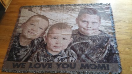 Photo Woven Blanket Full Size 54x71 Overnight Delivery Available