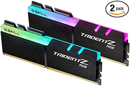 G.SKILL 32GB (2 x 16GB) TridentZ RGB Series DDR4 PC4-28800 3600MHz for Intel Z270 Platform Desktop Memory Model F4-3600C17D-32GTZR