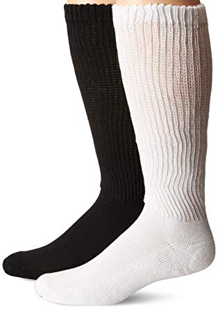 Dr. Scholl's Men's 2 Pack Non-Binding Diabetes and Circulatory Crew Socks