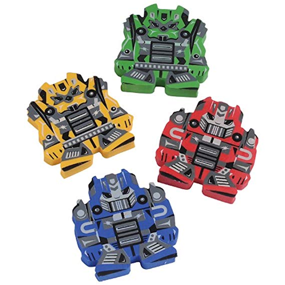 U.S. Toy Battle Bot Erasers