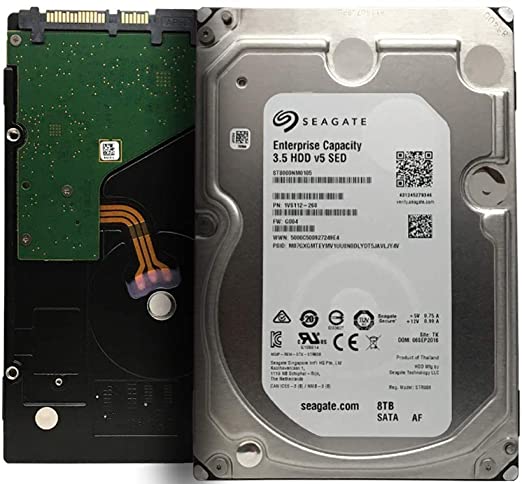 Seagate Enterprise Capacity 8TB 256MB Cache 7200RPM (512e) SATA 6Gb/s 3.5inch Internal Hard Drive - ST8000NM0105