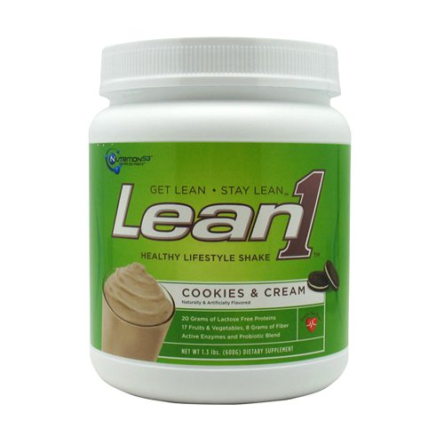 Nutrition53 Lean1 Shake, Cookies and Cream, 1.3 Pound