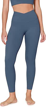 ODODOS ODCLOUD Crossover 7/8 Leggings with Back Pocket for Women, 23" / 25" / 28" V High Wasit Lounge Yoga Pants