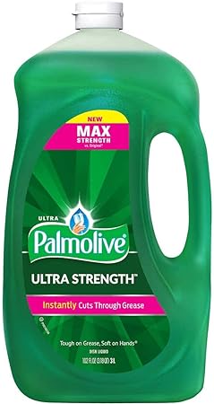 Palmolive Original Dish Detergent Liquid Green Plastic JUG RP 102 OZ