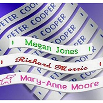 120 Woven Sew in School Name Tapes Name Tags Labels