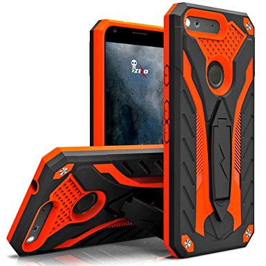 Google Pixel XL Case, Zizo [Static Series] Shockproof [Military Grade Drop Tested] w/ Kickstand [Google Pixel XL Heavy Duty Case] Impact Resistant