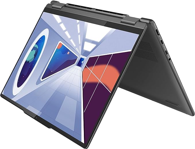 Lenovo 2023 Newest Yoga 7i 2-in-1 Laptop 14" 2.2K Touchscreen,13th Gen Intel 10-Core i7-1355U, Iris Xe Graphics, 16GB LPDDR5 RAM | 512GB SSD, WI-FI 6E,Thunderbolt 4,HD Webcame,Windows 11 H,Storm Grey