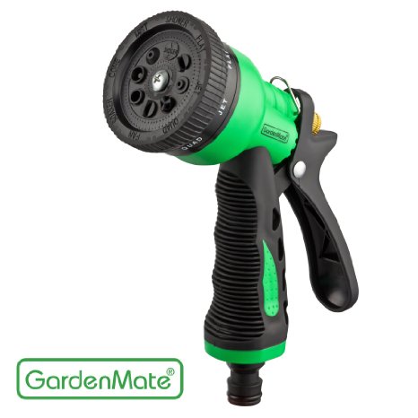 GardenMate Spray Nozzle with 8 Spray Pattern
