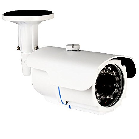 GW Security Inc GW-25WD-VD 1/3-Inch Sony Super HAD CCD II Surveillance Security Camera 3.6mm Lens, 700 TV Lines, 24 Pieces IR LED and 65.6-Feet IR