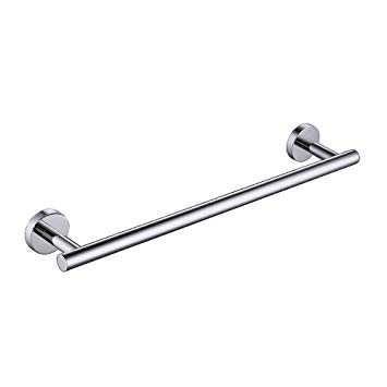 KES 18-Inch SUS 304 Stainless Steel Kitchen Towel Bar Storage Organizer Hanger Wall Mount, Polished Finish, A2000S45