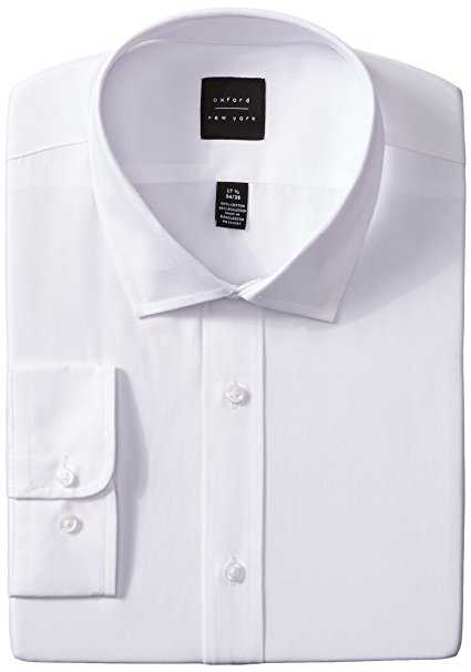 Oxford NY Men's Solid Spread Collar