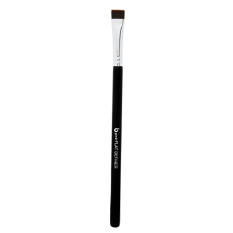 Eyeliner Brush: pro Flat Definer Eye Makeup Brush with Thin Flat Bristle Head for Sharp yet Precise Lash Lines; Premium Quality (Synthetic)