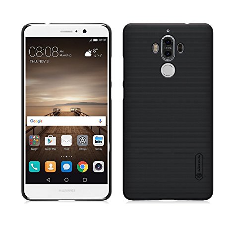 Huawei Mate 9 Case, TopAce Super Slim Frosted Shield Shell Cover Case   Screen Protector For Huawei Mate 9 (Black)