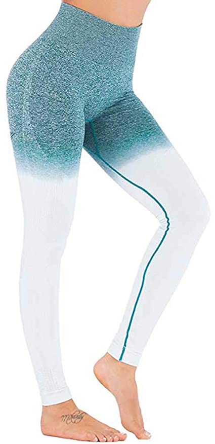 Women’s High Waist Seamless Leggings Gym Tight Yoga Pants Tummy Control Workout Leggings Fitness Shark