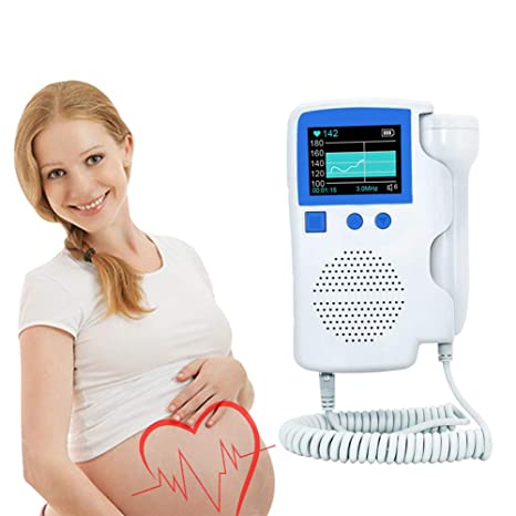 Pregnant Fetal Doppler, Baby Heart Monitor, Fetal Heartbeat Doppler for Pregnancy