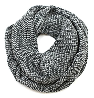 Viverano Organic Cotton Knit Infinity Scarf, Soft, Pure, Eco-Friendly, Non-Toxic