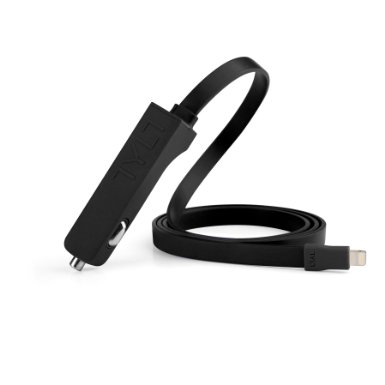 TYLT RIBBN Lightning Car Charger for iPhone and iPad - Black