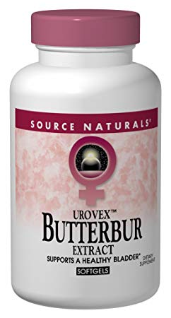 Source Naturals Butterbur (Eternal Woman) 50mg, Supports a Healthy Bladder, 60 Softgels