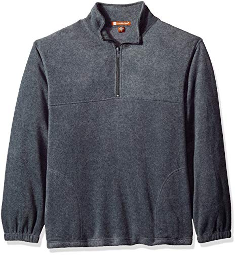 Quarter-Zip Fleece Pullover - BLACK - S 8 oz. Quarter-Zip Fleece Pullover