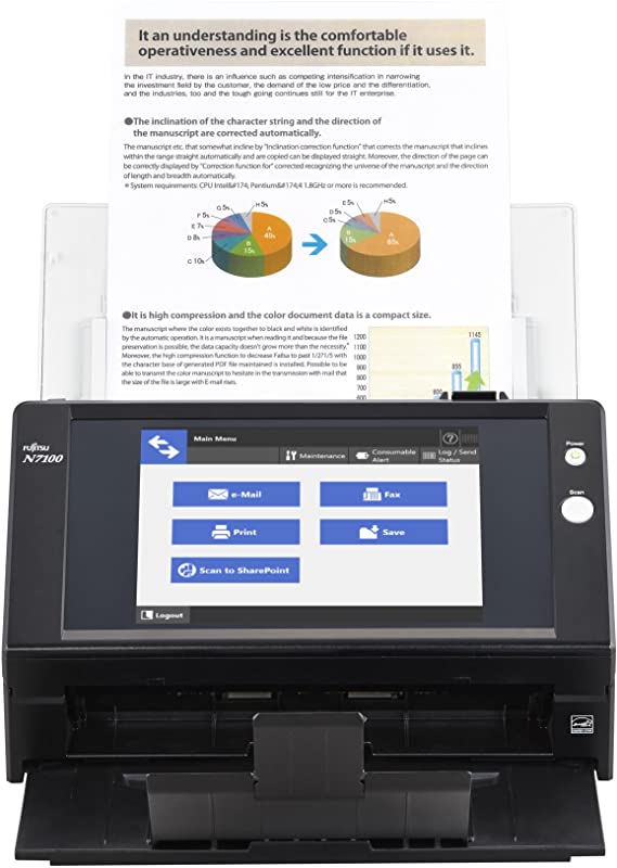 Fujitsu PA03706-B205 Network Document Scanner