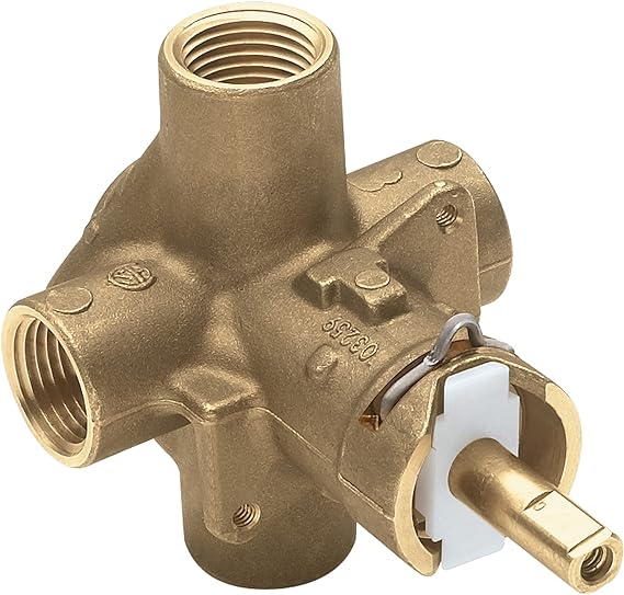 Moen 2510 Brass Posi-Temp Pressure Balancing Tub and Shower Valve, 1/2-Inch IPS Connections