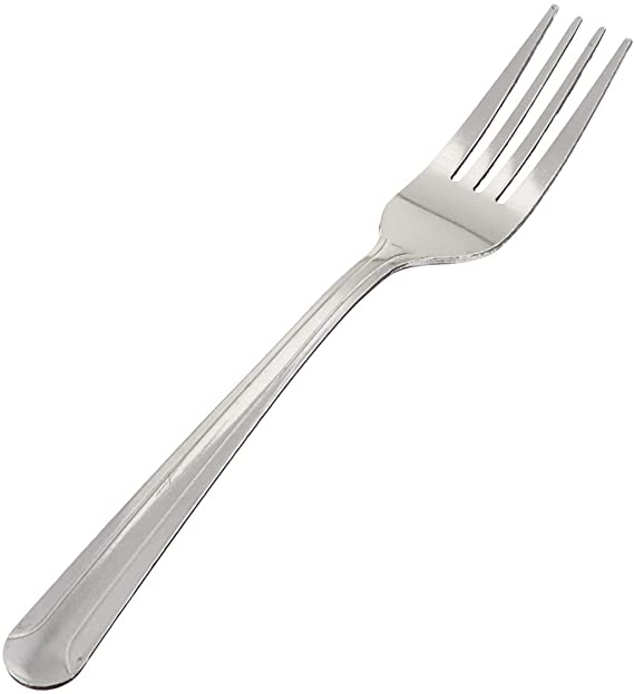 Winco 0014-05 12-Piece Dominion Heavy Weight Dinner Fork Set, 18-0 Stainless Steel