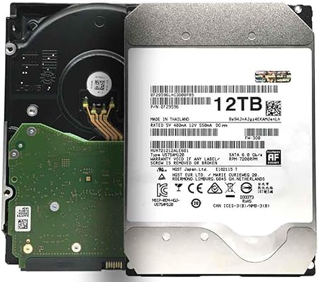 MDD MAXDIGITALDATA MDD - HC520 HUH721212ALE601 12TB 7200RPM 128MB Cache SATA 6.0Gb/s 3.5inch Enterprise Hard Drive - 5 Year Warranty (Renewed)