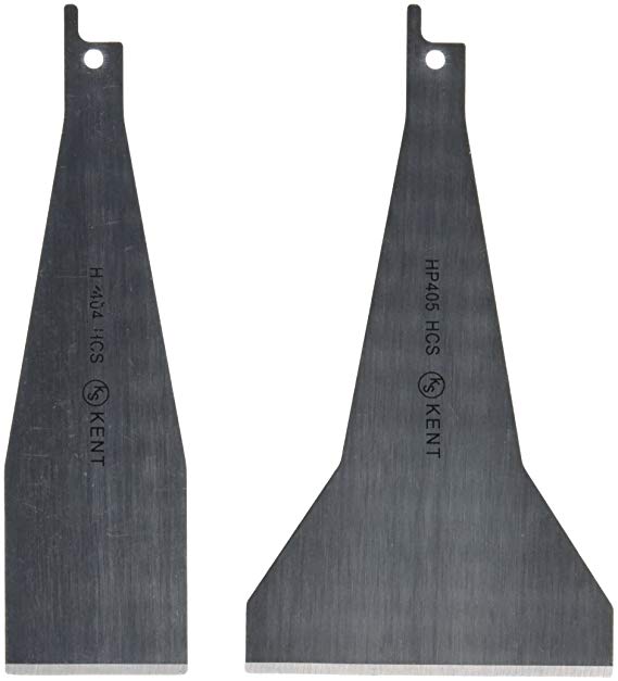 Set of 2 Assorted KENT SCRAPERs Attachment Blades for Reciprocating Saw