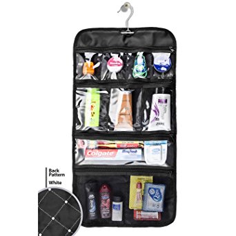 Hanging Toiletry Bag, Comfortra Hanging Travel Organizer For Men and Women, Cosmetic Storage Kit