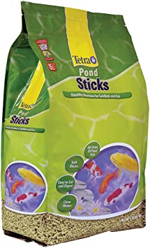 TetraPond Pond Sticks Pond Fish Food for Goldfish and Koi, Healthy Nutrition Clear Water Pond Food