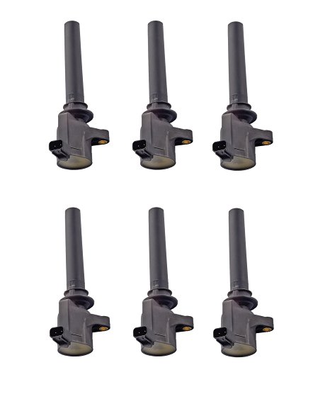 Pack of 6 Ignition Coils for Ford Mercury Mazda V6 3.0L Compatible with C1458 FD502 DG500 DG513