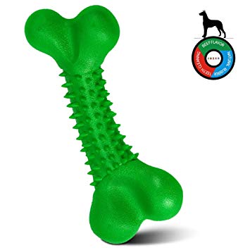 SAZEN - Classic Dog Toy - Durable Natural Rubber - Fun to Chew, Large Dog Toys Durable Dog Chew Toy for Aggressive Chewers,Natural Rubber Material for Pet Training, Teeth Cleaning, Playing