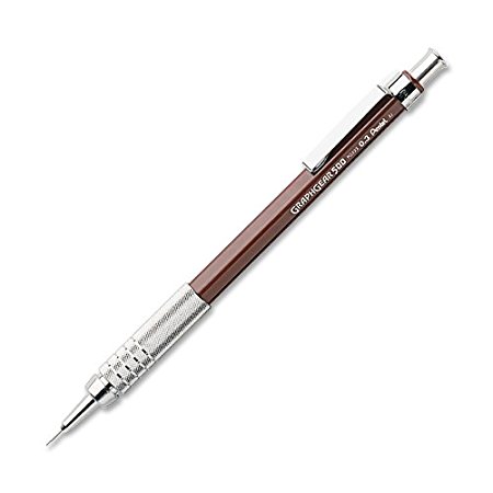 Pentel GraphGear 500 Automatic Drafting Pencil Brown (PG523E)