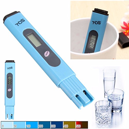 GOCHANGE Digital LCD Water Quality Purity Tester, Portable TDS Meter Tester - 0-9990ppm Measurement Range - Good Guarantee for Performance of Water