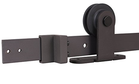 TMS SlidingDoorHardware-OJ-TSQ05-ORB Modern European Style Barn Wood Sliding Door Hardware Track Set