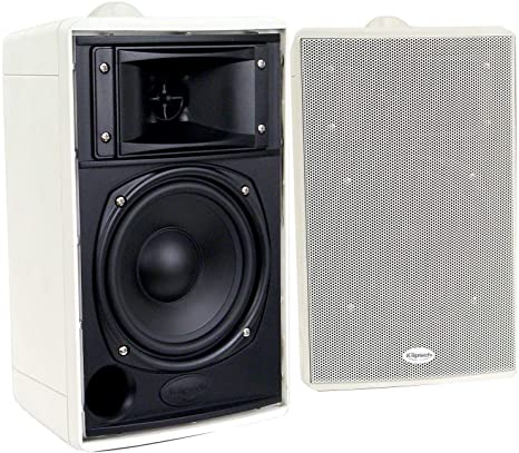 Klipsch Synergy Series 2-Way Indoor / Outdoor Speakers, Pair - White (Renewed)