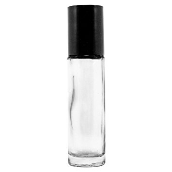 18 Empty Glass 10ml Roll On Perfume Bottles by NATURAL-COSMETICS BEAUTY