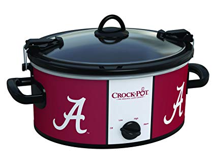 Crock-Pot Alabama Crimson Tide Collegiate 6-Quart Cook & Carry Slow Cooker