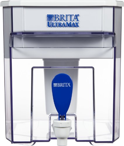 Brita UltraMax Water Filter Dispenser, White, 18 Cup