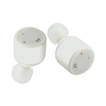 Bluetooth Wireless Earbud, TOPQSC Twins Wireless Bluetooth Headset Music Stereo Sport Bluetooth Wireless Headphones In-Ear for Smartphones & Tablets White