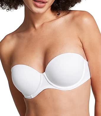 Victoria's Secret Pink Strapless Push Up Bra, Wear Everywhere, Bras for Women (32A-38DD)