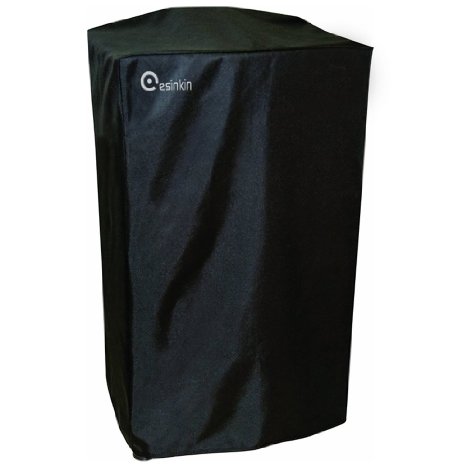 Esinkin Durable 30-Inch Electric Smoker Cover Protects Electric Smoker From Dust and Dirty, Fit Perfectly, Black