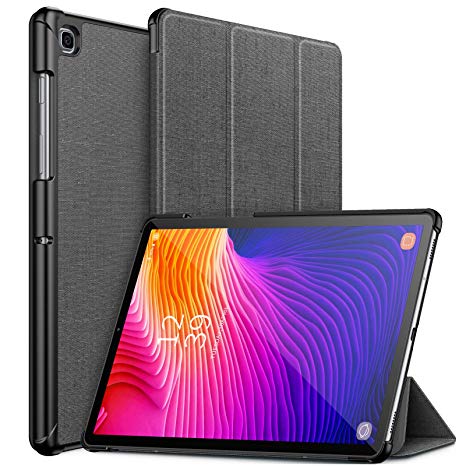 Infiland Samsung Galaxy Tab S5e Case, Ultra Slim Tri-fold Case compatible with Samsung Galaxy Tab S5e 10.5 inch (T720/T725) 2019 Tablet(Auto Sleep/Wake Features),Gray
