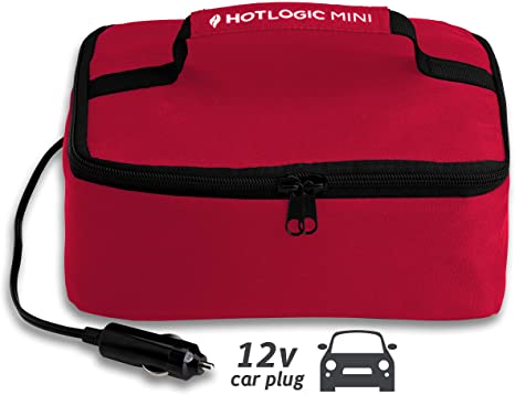 Hot Logic Food Warming Tote Lunch Bag 12V, Red