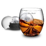 Wine Enthusiast on the Rock Glass with Ice Ball maker
